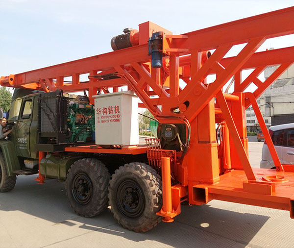 6寸车载式灌注桩钻机